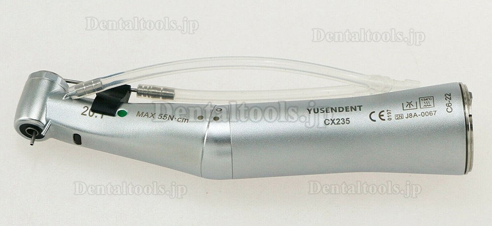 YUSENDENT CX235C6-22 20:1減速歯科用LEDコントラアングルハンドピース
